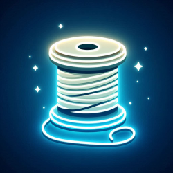 arideyya's Nexusmods icon, a bundle of glowing thread.